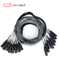 Câble multipaire XLR 8 canaux ABCCABLS, XLR 3 broches mâle vers femelle, pour sonorisation de scène en direct