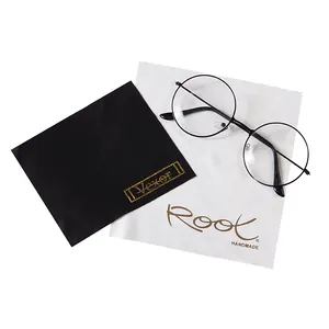 Eco-friendly Custom Printed Logo RPET Microfibre Glasses Cloth Eyewear Accessories Sunglasses Lenses Microfiber Cleaning Cloth