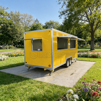 Food Truck Entièrement Équipé avec Bar à Smoothies et Jus pour Utilisation Commerciale en Rue