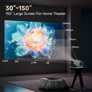 Projecteur intelligent Anxin P30 Max, mini-projecteur Android 11, Wifi 6, prise en charge de la vidéo 4K, <span class=keywords><strong>Datashow</strong></span> P30PRO Projecteur - Product Image 5