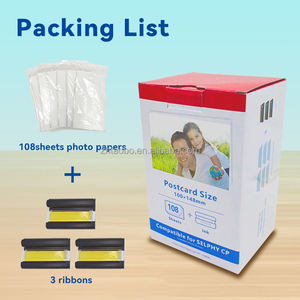 Papel Fotográfico CP1500 CP1200 CP1000 Kp108in A4 Brillante Compatible con Papel <span class=keywords><strong>Canon</strong></span> Selphy de 4" X 6'' para <span class=keywords><strong>Canon</strong></span> <span class=keywords><strong>CP1300</strong></span> - Product Image 2