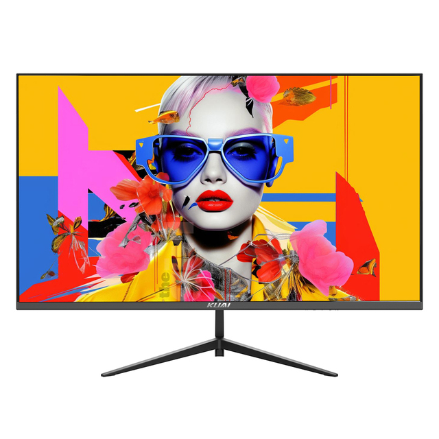 Custom 24 27 Inch FHD Office Desktop Monitor 75Hz 1080P 3-Sided Border-Less Tilt Adjustment Computer LCD Display