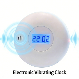 Reloj <span class=keywords><strong>Despertador</strong></span> Digital LED Portátil con Funcionamiento <span class=keywords><strong>a</strong></span> Baterí<span class=keywords><strong>a</strong></span>, Fuerte Vibración y Luz de Fondo para Personas Sordas y Ciegas, Ideal para Despertar <span class=keywords><strong>a</strong></span> Personas que Duermen en la Mesa/Escritorio - Product Image 3