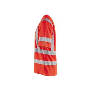 Blaklader-338010705500L เสื้อยืดยูวี Hi-Vis สีแดง-EAN 7330509811184ชุดทำงาน HI-VIS - Product Image 4