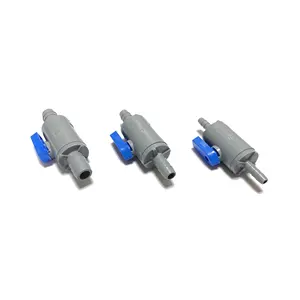 호스 튜브 파이프 커넥터 용 핫 세일 산업용 PVC 볼 밸브 플라스틱 1/2 인치 미늘