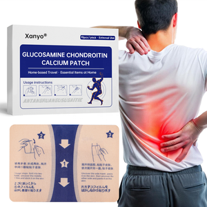 Parche Herbal de Glucosamina, Condroitina y Calcio - Parches de Moxibustión Elásticos de Cuatro Lados para Cuerpo Completo, Cintura, Cuello y Articulaciones de Rodilla - Product Image 1