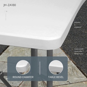 Table pliante <span class=keywords><strong>en</strong></span> plastique, 6 pieds de long, 8 pieds <span class=keywords><strong>En</strong></span> plastique table pliante - Product Image 2