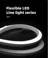 Diffuseur à 360 degrés, Tube néon LED, diamètre de 22mm, tuyau Flexible en Silicone, Extrusions pour 8/10mm de largeur de Pcb