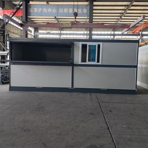 Oficina en Contenedor de 20 pies, Casa Móvil Plegable Prefabricada, Casa Contenedor de Acero Portátil para Sala de Estar, Tienda Móvil con Panel Sándwich - Product Image 5
