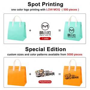 Wholesale Disposable Nonwoven Aluminum Ice Cream <b>Foil</b> Insulation Bag for Takeout Food Beverage Packaging <b>Catering</b> Cake Carrying - Product Image 6