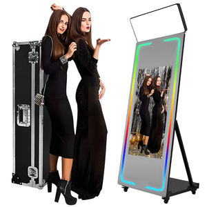 Miroir magique <span class=keywords><strong>photo</strong></span> de 65 pouces avec écran tactile de 43 pouces et flight case pour <span class=keywords><strong>studio</strong></span> <span class=keywords><strong>photo</strong></span> mobile – Direct Usine - Product Image 1