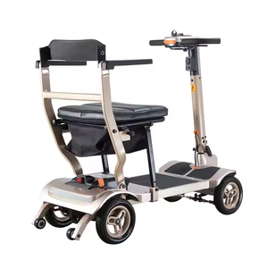 Scooter de movilidad de 4 ruedas eléctrico plegable de peso ligero para ancianos y personas mayores discapacitadas motocicletas pequeñas - Product Image 3