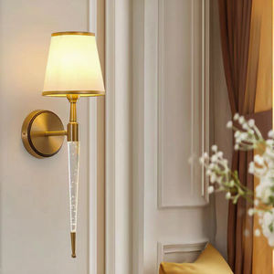 Applique murale rétro en laiton américain pour salon, chambre à coucher, <span class=keywords><strong>chevet</strong></span>, villa, hôtel, couloir, source <span class=keywords><strong>de</strong></span> lumière LED - Product Image 3