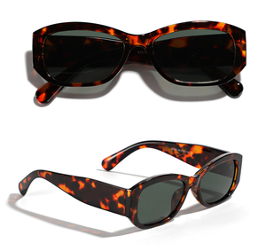 Gafas de Sol al por Mayor, Promocionales, Económicas, con Logotipo Personalizado, Etiqueta Privada, UV400, Montura Pequeña, para Hombre y Mujer, Color Marrón - Product Image 5