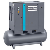 Atlas-Copco G3 230V/1Ph Compresseur d'air rotatif à vis à injection d'huile 3kW 8bar/10bar 13.42/11.65cfm 0.38/0.33m ³/min 50Hz Sécheur et réservoir