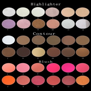 Paleta de Maquillaje DIY de 3 Colores: Iluminador, Contorno y Rubor Bronceado, Paleta de Maquillaje Compacta - Product Image 4