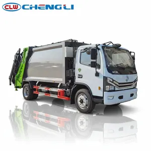 Proveedor de Proyectos para Sudamérica: Camión de Basura Dongfeng D7 4X2 con Brazo Elevador Hidráulico de 10000L - Product Image 2