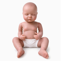Realistische Reborn-Puppe 18 Zoll Weiche Vinyl-Babypuppe Spielzeug Einschlafhilfe Kuscheltier für Kinder Nachtgeschenk