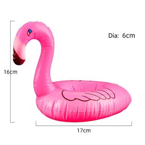 <span class=keywords><strong>Posavasos</strong></span> inflables de flamenco para <span class=keywords><strong>piscina</strong></span>, soporte flotante para bebidas, color rosa - Product Image 5