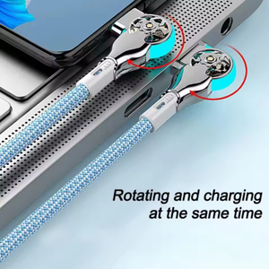 2025 New USB Bện Loại <span class=keywords><strong>C</strong></span> LED Ánh Sáng Sạ<span class=keywords><strong>c</strong></span> Nhanh 180 Độ Xoay Khuỷu Tay Đôi Nhanh Chóng Sạ<span class=keywords><strong>c</strong></span> Cho Xe Samsung Pd Chuỗi - Product Image 6