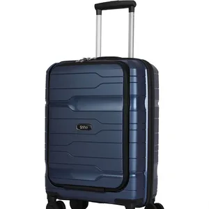 20 Inch Durable And Convenience Front Opening Trolley Luggage PP Material Luggage