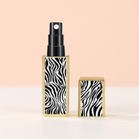 Mini vaporisateur de parfum rechargeable portable, flacon en plastique, format voyage, poche, pompe à parfum, étui, vaporisateur de brume corporelle, récipient à parfum