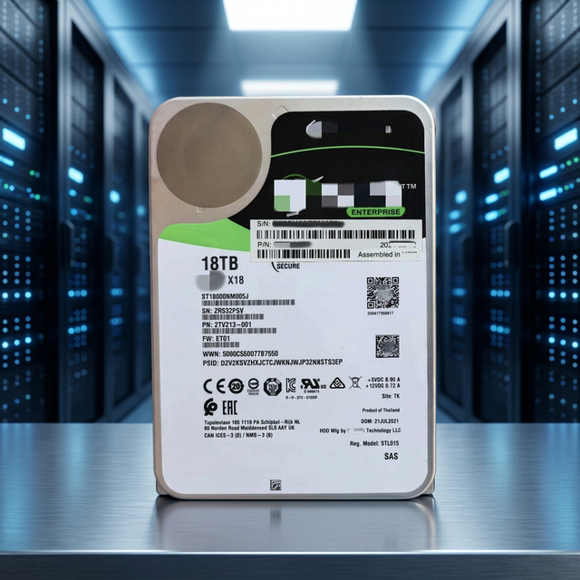 ST18000NM005J 18TB SAS 7.2K 12Gb/s 3.5inch Enterprise Server HDD Hard Disk Drive