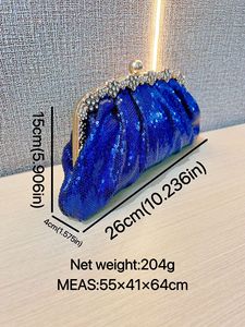 New Cross-border PU Clutch Party <b>Handbag</b> Urban Simplicity Women's Gift Evening Bridal Bag & Chain Closure Tanjing - Product Image 5