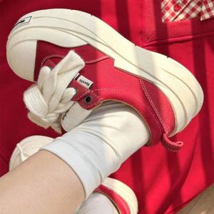 Baskets en toile rétro à lacets sur le devant, chaussures de couple noir et blanc, chaussures à semelle épaisse de style chinois, plateforme tendance rehaussante - Product Image 3