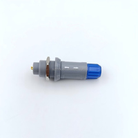 Prise et fiche d'aviation série P en plastique, 2 pôles, gaz, HAA.1PG, double positionnement à 40 degrés, équipement médical esthétique