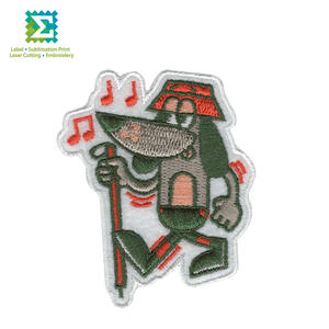 Écussons brodés à coudre personnalisés, prix d'usine, badges en tissu thermocollants fabriqués à Taïwan pour les vêtements - Product Image 5