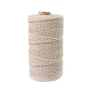 High Quality Macrame Cord 3mm 100% Natural Cotton Rope Twine <strong>String</strong> for DIY Craft Knitting - Product Image 6