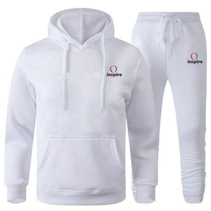 Conjunto Deportivo de Color Sólido, Sudadera con Capucha y Pantalones, Ropa Deportiva Unisex, Estilo Vintage Ligero - Product Image 3