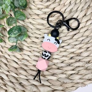 <span class=keywords><strong>Comprar</strong></span> juguetes de dentición sin BPA DIY llavero con cuentas pluma Rosa flamenco cuentas focales personalizadas para bolígrafos - Product Image 6