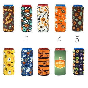 Seltzer Slim natation sans basculement 5 isolé néoprène Logo personnalisé imprimé bière peut refroidisseur titulaire - Product Image 5