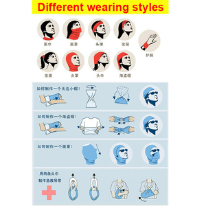 <strong>Sports</strong> Headbands Gift Custom Logo Polyester Face Neck Gaiters Seamless Ethnic Bandanas Scarf Fishing Cycling <strong>Snood</strong> <strong>Sports</strong> Scarf - Product Image 6