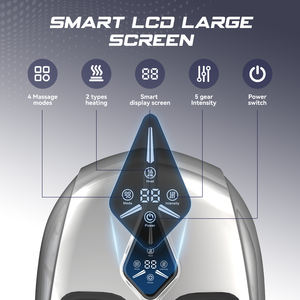 Beste Shiatsu tragbare elektrische Vibrations heizung <span class=keywords><strong>Japan</strong></span> Vollluft-Kompressions-Fuß massage gerät - Product Image 2