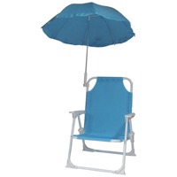 Chaise de plage pliable légère personnalisée pour enfants parapluie d'été chaise de plage de camping inclinable pliante avec parapluie à baldaquin