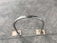 Soporte de Estacionamiento en Forma de U de Acero Inoxidable, Antirrobo, Seguro, para Almacenamiento en Exteriores, para Áreas Públicas, Seguridad Vial