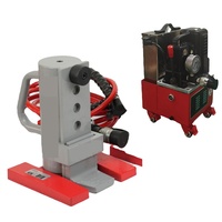 Cric hydraulique manuel et électrique multi-étages réglable robuste 10T 16T 20T 26T pour levage de marchandises
