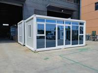 DYCE1 Innovación Estructura de acero ensamblada fácilmente Paquete plano desmontable Casa de contenedor móvil prefabricada pequeña plegable