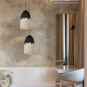 Lámpara Colgante de Estilo Chino y Japonés Moderno, Iluminación Wabi-Sabi para Restaurante y Bar, Lámpara de Noche de Diseño Original para Dormitorio - Product Image 1