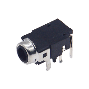 Conector Hembra PJ-317D de 3.5mm para Audio, Montaje Vertical de 6 Pines, Resistente a la Temperatura - Product Image 3