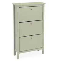 Vente à Chaud Wabi-Sabi MDF Bois Chêne Étagère à Chaussures Multicouche Simple Armoire à Chaussures pour Maison ou Ferme pour Dortoir ou Salon