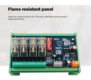 हुआक्विंगजुन 4-चैनल Rs485 संचार रिले मॉड्यूल दूरसंचार के लिए रिमोट कंट्रोल मॉडबस रातू - Product Image 6