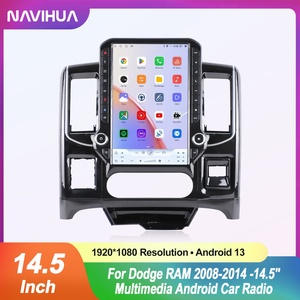วิทยุติดรถยนต์ระบบแอนดรอยด์ขนาด 14.5 นิ้ว สำหรับ Dodge RAM ปี 2008-2014 รุ่นอัพเกรด พร้อมระบบนำทาง GPS มัลติมีเดีย Carplay และชุดเครื่องเสียงติดรถยนต์ - Product Image 2