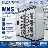 Armoire de commutation multi-tension Zhuoli MNS à tiroirs, pour centre de données, anti-éclaboussures de sel IP4X, 630A-6300A, avec verrou hybride extractible