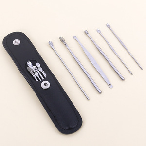 Earpick <b>set</b> <b>screw</b> wet button professional household stainless steel earpick tool - Product Image 4