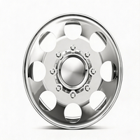 Jantes forgées DRW polies sur mesure 20X8.25 24X8.25 avec enjoliveur central flottant 10X285.75 8X210 pour Ford F450 Super Duty