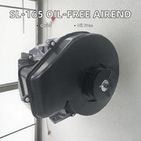 Tête de compresseur à spirale sans huile 3,7 kW 50 Hz 60 Hz, unité de compresseur à vis refroidie par air pour usage industriel